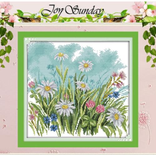 The Wild Flowers Patterns Counted Cross Stitch 11CT 14CT Cross Stitch Set Wholesale Cross-stitch Kit Embroidery Needlework