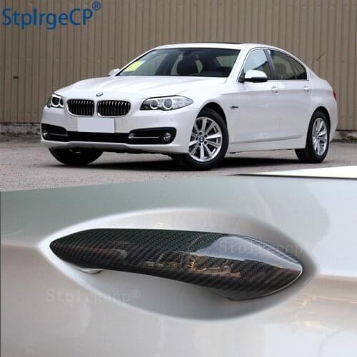For BMW 5 series F20 F22 F07 F15 2010-2017 Accessories 100% real carbon fiber Auto outer door handle cover