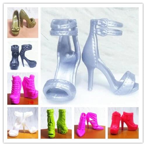 New Arrive Original 1 pair Doll Shoes and Accessories Flats High Quality Fashion doll boots shoes for Barbie Doll 1/6 shoes