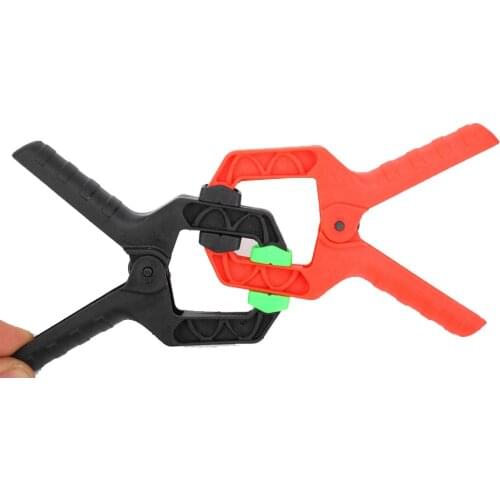 Wholesales 1pcs Spring Clamps DIY Woodworking Tools Plastic Nylon Clamps For Woodworking Spring Clip Photo Studio Background