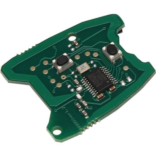 433MHz 2 Button Remote Key FOB Circuit Board for Peugeot 307 / Citroen 2000-2017 73373067C