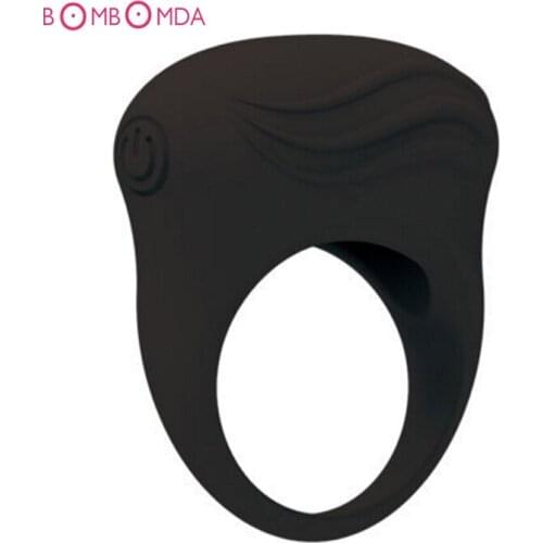 Silicone Penis Ring Adult Sex Products For Men Waterproof Vibrating Clitoral Stimulate Tongue Cock Rings Time Delay Penis Ring