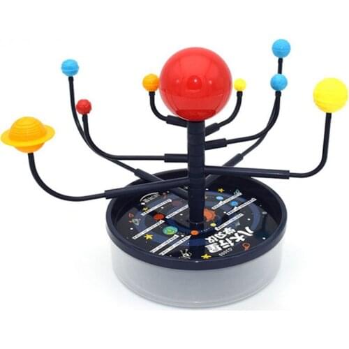 Solar System Nine Planets Model Science Kit Kids DIY Assembly Planetarium Toy 103D