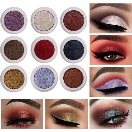 Handaiyan Makeup Mashed Potato Eye Shadow Monochromatic Polarized Bead Light Not Faint Eye Shadow Cream Easy to Color