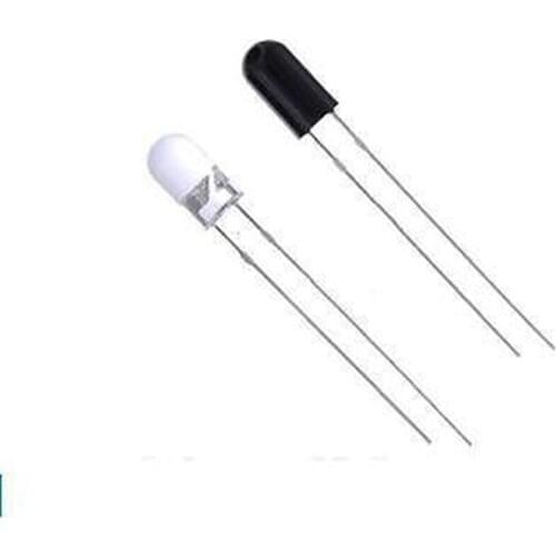 10-1000pairs5mm 940nm IR LED Assorted Infrared Emitter And IR Receiver Diodes 5mm 940nm IR Infrared LED Diode LED Lamp