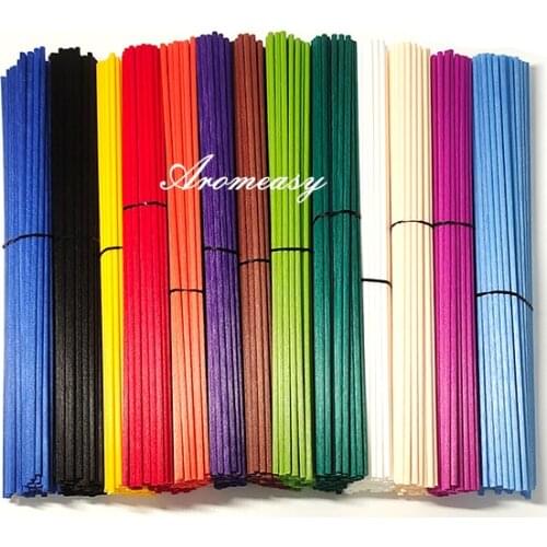 1000pcs 13-color Aroma Reed Fiber Diffuser Stick Perfume Essential Oil Diffuser for Home Bathrooms Fragrance Diffuser