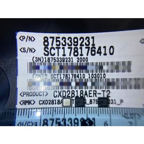 2PCS CXD2818AER CXD2818ER D2818 QFN36 Processor for Mobile TV DVB-T，DVB-H MediaFLO