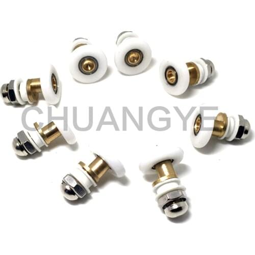 25mm Singel Wheel Sliding Window Door Partiality Pulley Roller 8pcs