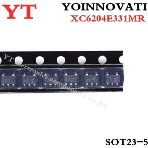 50pcs/Lot XC6204E331MR XC6204E331 4A2D SOT23-5 IC Best Quality