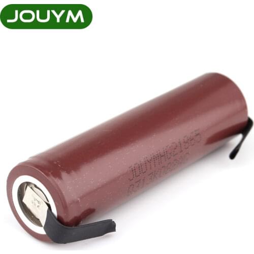 HG21865 3000mAh 3.6V HG2 18650 Battery Lithium Rechargeable Batteries High Current Discharge 30A Power Cell (Welding Nickel)