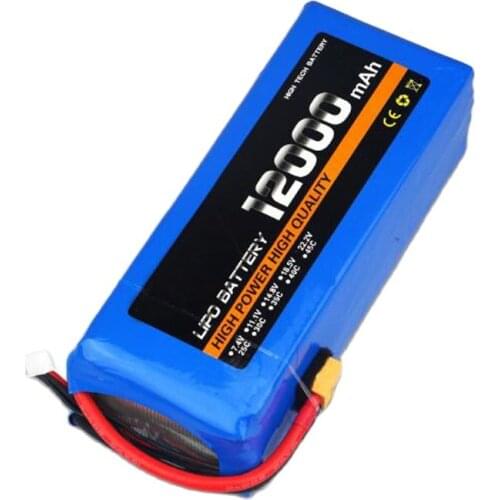 2s 3s 4s 5s 6s 25c 12000mah airplane model battery aeromodeling battery model aircraft li-polymer battery drone battery