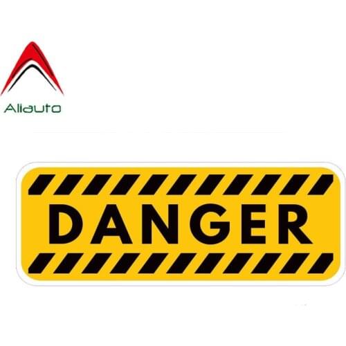Aliauto Funny Car Accessories Danger Warning Reminding Decals Car Sticker PVC 17cm* 7cm