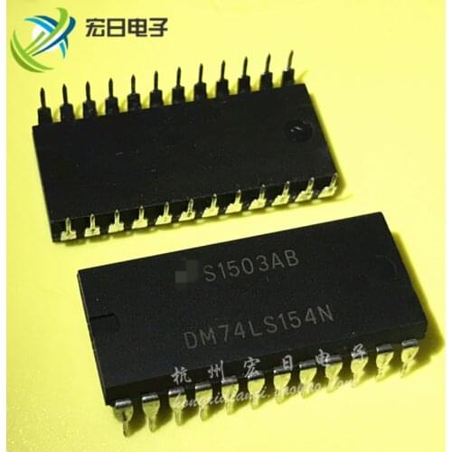 Free Shipping 10pcs/lot 74LS154 DM74LS154N SN74LS154N DIP-24 stock