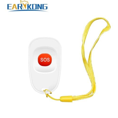 EARYKONG 433MHz Wireless Panic Button Emergency Button Designed For Old man Child Children Compatible With Home Burglar Alarm