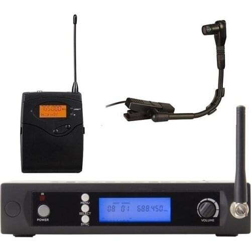 Bolymic Wireless Instrument microphone system UHF Professional Saxophone microphone cordless For School theaters party show
