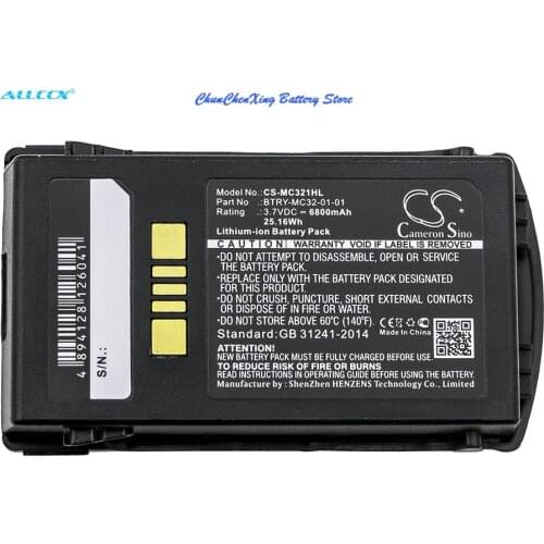 Cameron Sino 6800mAh Battery BTRY-MC32-01-01 for Motorola MC3200, MC32N0