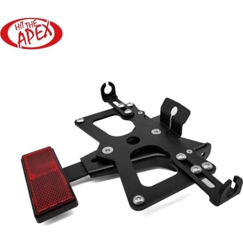 Motorcycle CNC Rear License Plate Holder Bracket Fender Eliminator Fit For Suzuki GSXR1000 GSX-R 1000K7 K8 2007-2008