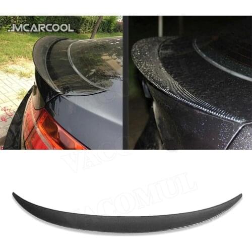 Real Carbon Fiber Rear Spoiler Boot Trunk Wings For BMW X6 E71 F16 Spoiler 2008-2018 P Style Trunk Trim Wings