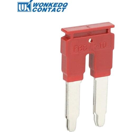 20Pcs FBS 2-10 Wire Electrical Connector For PT10 ST10 PT/ST DIN Rail Terminal Block Accessories FBS2-10 Jumpers Plug-In Bridge