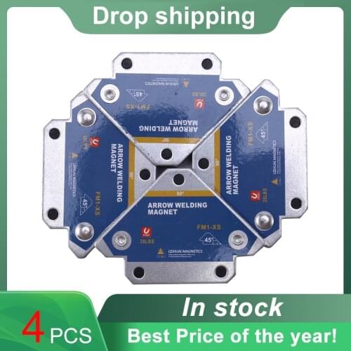 Hot 4PCS/Set Magnetic Welding Holders Angle Multi-Angle Soldering Arrow Positioner Fixture Ferrite Auxiliary Locator Tools