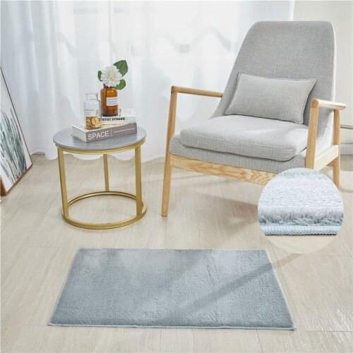 Carpet for Living Room Bedroom Kitchen Sofa High Quality Non-slip Bath Mat DoorMat for Front Door Rug for Children Room Grey