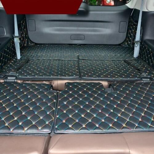 Leather Car Trunk Mat Cargo Liner for Infiniti Qx60 2012 2013 2014 2015 Jx35 Rug Carpet Accessories