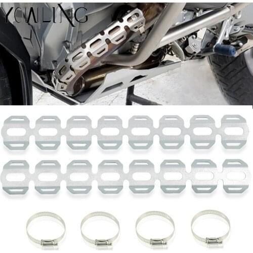 Motorcycle Exhaust Muffler Pipe Crash Leg Protector Heat Shield Cover FOR BMW F650GS F700GS F800GS R1200GS ADVENTURE 2008-2019
