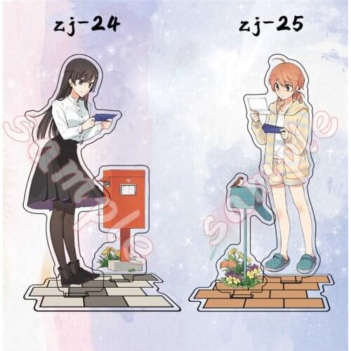 Cartoon Bloom Into You Anime Nanami Touko Printed Acrylic Stand Figure Cosplay Prop Desk Decor Collection Boy Girl Gift 1pcs