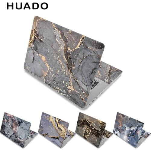 Marble Grain Laptop Skin Sticker 15.6" 13.3" 14" Removable Notebook Skin Cover Decal for Lenovo/Dell/Asus