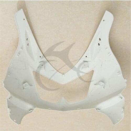 Motorcycle Unpainted White Front Upper Nose Fairing Cowl For Kawasaki Ninja 250R 2008-2012