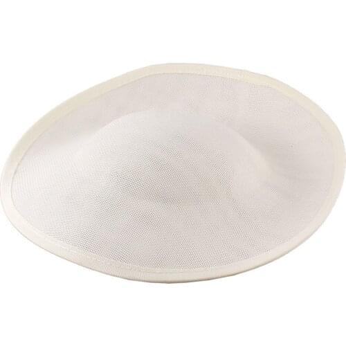 NEW ARRIVAL 30CM Ivory Color Big Millinery Imitation SINAMAY Fascinators Base Party Hat DIY Hair Accessories Cocktail Headpieces