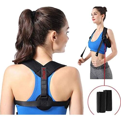 New Unisex Back Posture Corrector Brace Support Shoulder Body Shaper Back Corrector Straighten Belt Waist Posture Correction