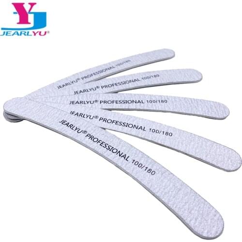 Nails File Professional Buffer 10Pcs/lot Wooden Nagelvijl 100/180 Grinding Polishing Bloczek Polerski Manicure Tool Sanding File