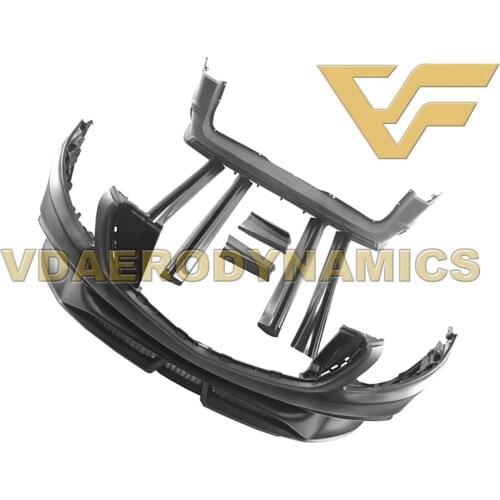 Suitable For 14-19 Benz V Class Vito W447 V220 V250 VAD-WD Full Body Kit Front Rear Bumper Side Skirts