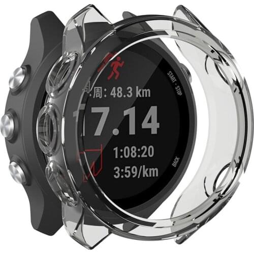 Smart Watch Protective Case Frame Protector For Garmin Forerunner 245 245M Replacement TPU Smartwatch Cover Shell Accessories