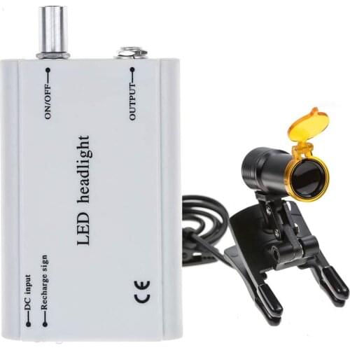 Dental Loupe LED Light High Spot Lamp with Cloth Box