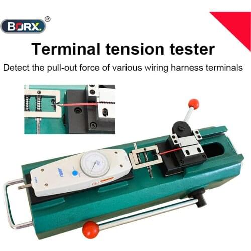 Wire harness terminal tension tester horizontal connector force test device harness terminal tension test