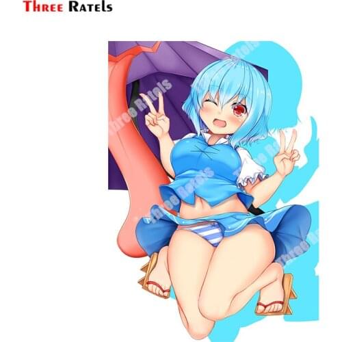 Three Ratels A871 Anime Art Decals And Stickers Of Tatara Kogasa Touhou For Bedroom Wall Mirror Decoration