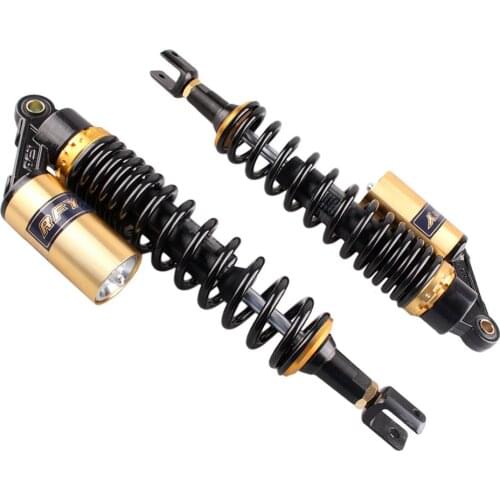 U Type 415MM Motorcycle Universal Air Shock Absorber For Kawasaki Honda Kawasaki Suzuki Yamaha Rear Suspension Clevis Multicolor