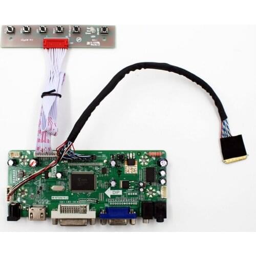 NT68676 universal controller board HDMI-compatible with VGA DVI AUIDIO for 14 inch 1600X900 B140RW01 V0 LCD Controller Board Kit