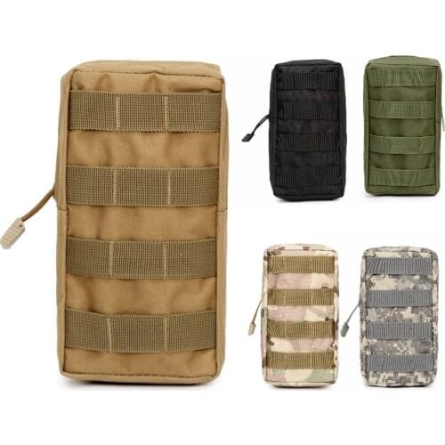 Tactical Utility Molle Pouch EDC Gadget Bag Webbing 600D Nylon Compact Water-resistant Multi-purpose Gear Hanging Accessory Bag