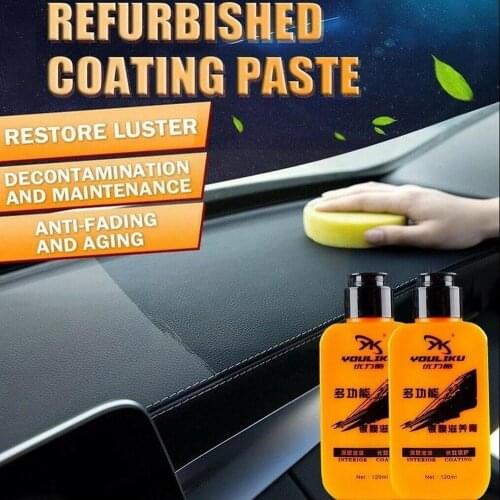 120ml Leather Repair Cream Automotive Interior Auto & Leather Refurbishing Renovated Maintenance Paste Coating Leather Clea U8Z0