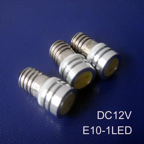 High power 1W 12V E10 led lamp,E10 led 12V 1W light ,led E10 12V bulb,E10 led Instrument Lights 12vdc free shipping 100pcs/lot
