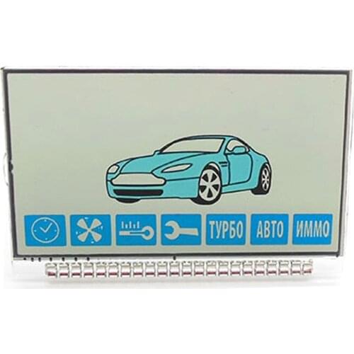 Russian version A91 Lcd display for Starline A91 lcd remote two way car alarm system
