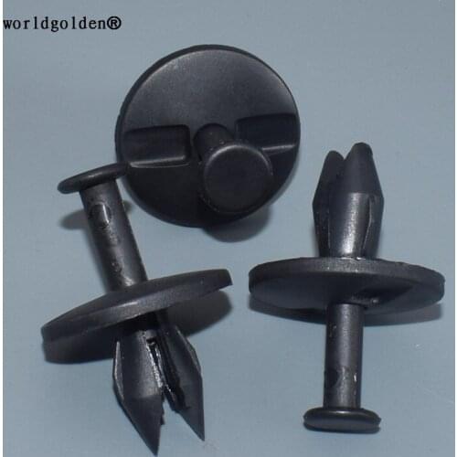 Worldgolden 100pcs plastic clip Fascia Retainer for GM#14045480
