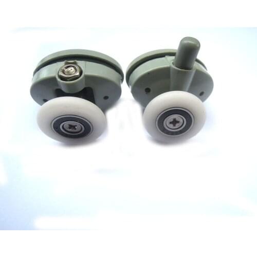 8pcs Shower Door Roller Runners Wheels Plastic Pulley 23mm 25mm Diameter Can Choose