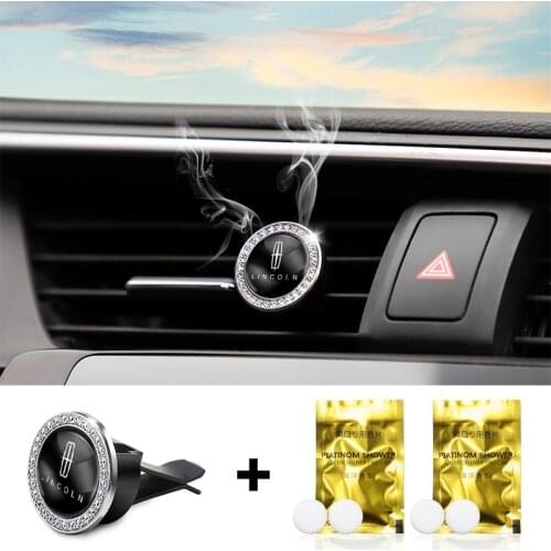 Car Outlet Vent Aromatherapy Tablets Clip interior Accessories For Lincoln MKZ MKX Corsair MKC Aviator Navigator Continental