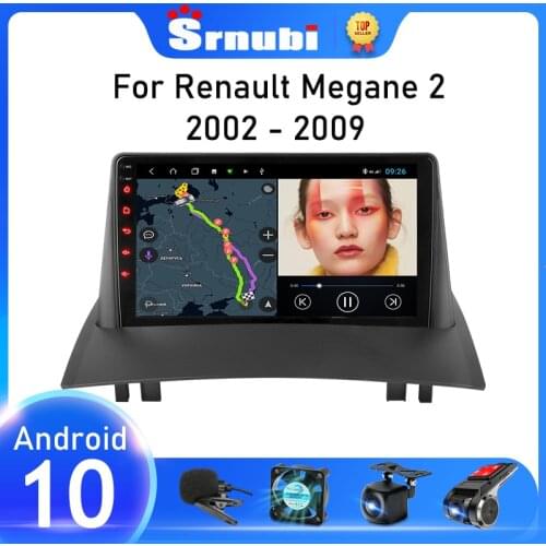 Srnubi Android 10 Carplay Auto Car Radio For Renault Megane 2 2002 - 2009 Multimedia Video Player 2 Din Navigation GPS WIFI DVD