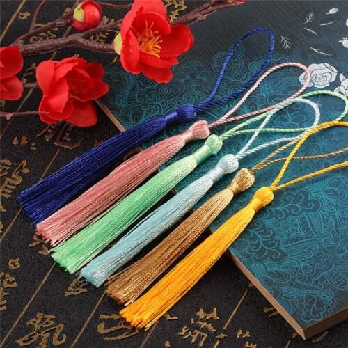 50pcs/Pack Polyester Silk Tassel Fringe 13cm Cotton Tassels Trim For Sewing Curtains Accessories DIY Wedding Decoration
