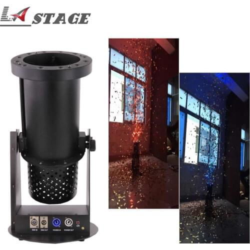 Free Shipping Event Equipment 12*3w Led Colorful Led Confetti Machine Disco Night Club Bar Wedding Confetti